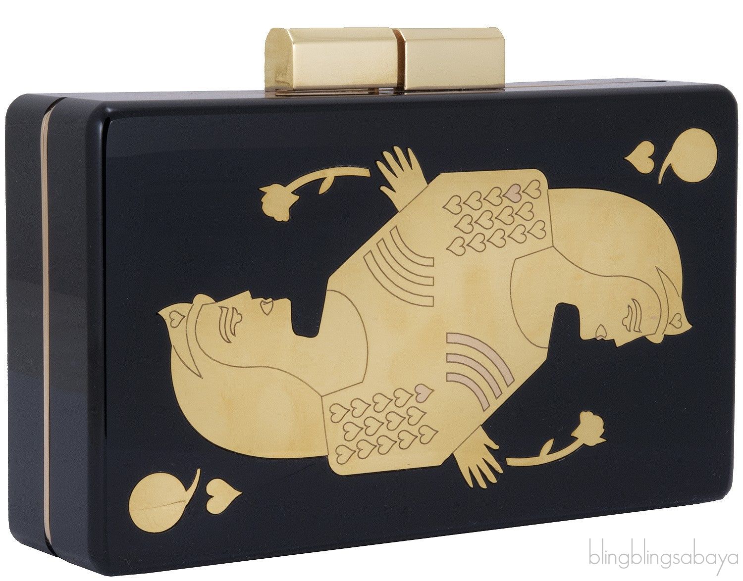 Queen of Hearts Clutch