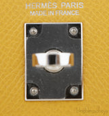 Kelly 20 Mini Sellier Jaune Epsom PHW