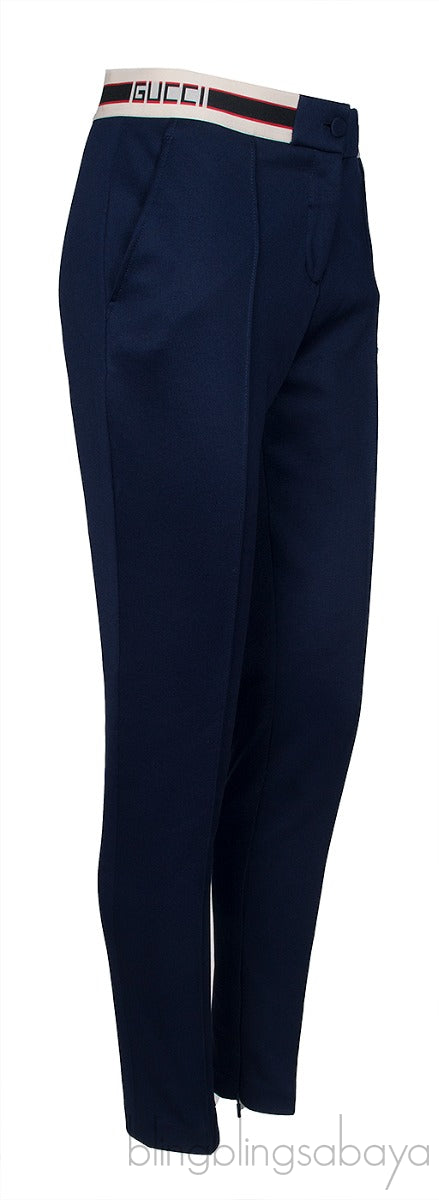 Navy Blue Stretch Trouser