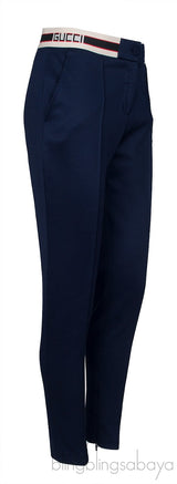 Navy Blue Stretch Trouser