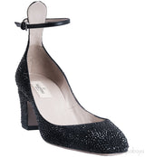 Crystal Bead Embellished Pump