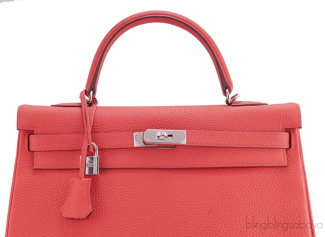 Kelly 35 Capucine Togo PHW