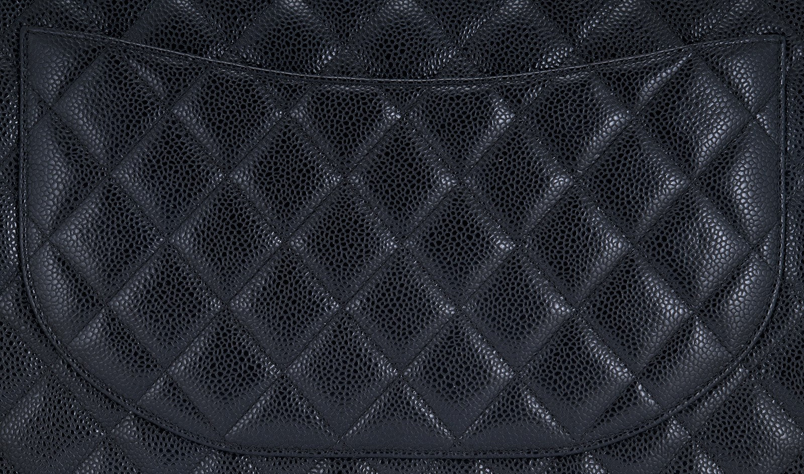 Black Caviar Jumbo Double Flap Bag