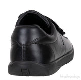 Black Velcro Strap Kids Sneaker 33