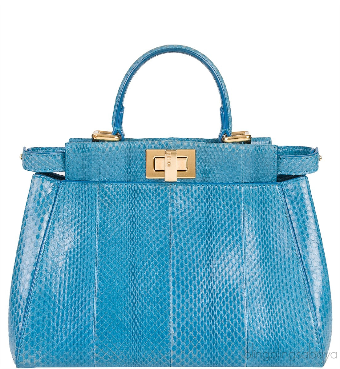Blue Python Mini Peekaboo