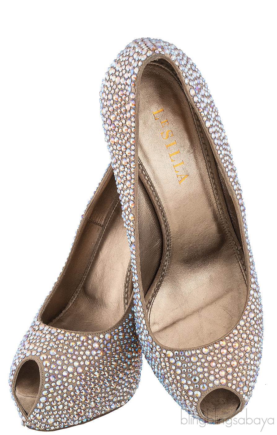Crystal Embellished Pump