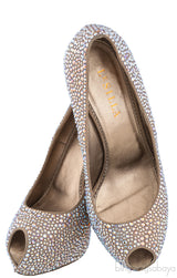 Crystal Embellished Pump