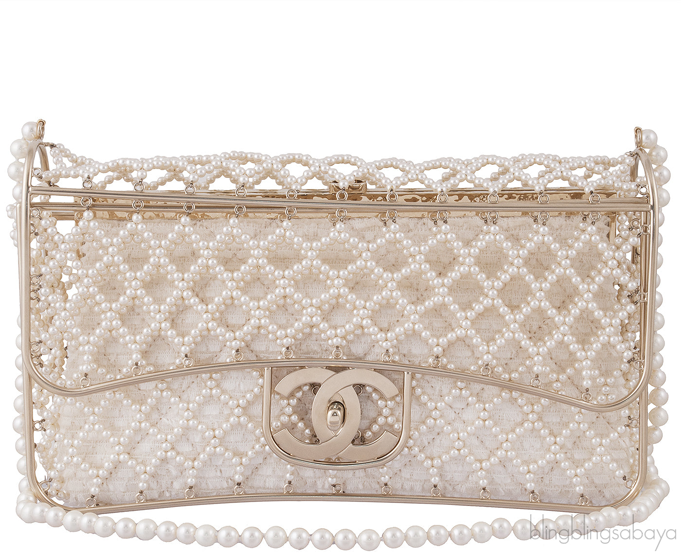Cage Pearl Classic Flap Bag