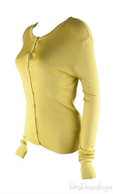 Yellow Mustard Knit Cardigan
