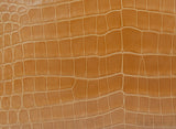 Brown Crocodile Large Handbag