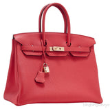 Birkin 35 Capucine Togo GHW