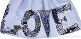 Pale Blue Love Skirt