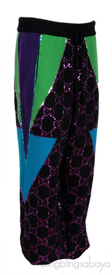 Multicolor GG Purple Sequin Jogger