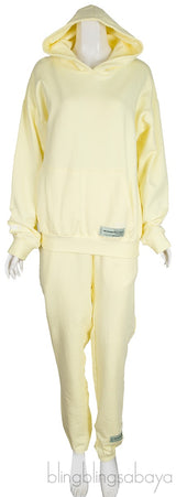 Light Yellow Hoodie & Trouser