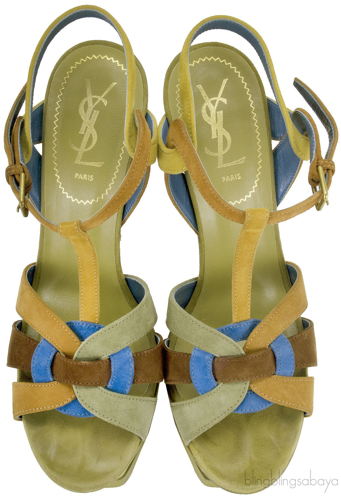 Multicolor Tribute Suede Sandals