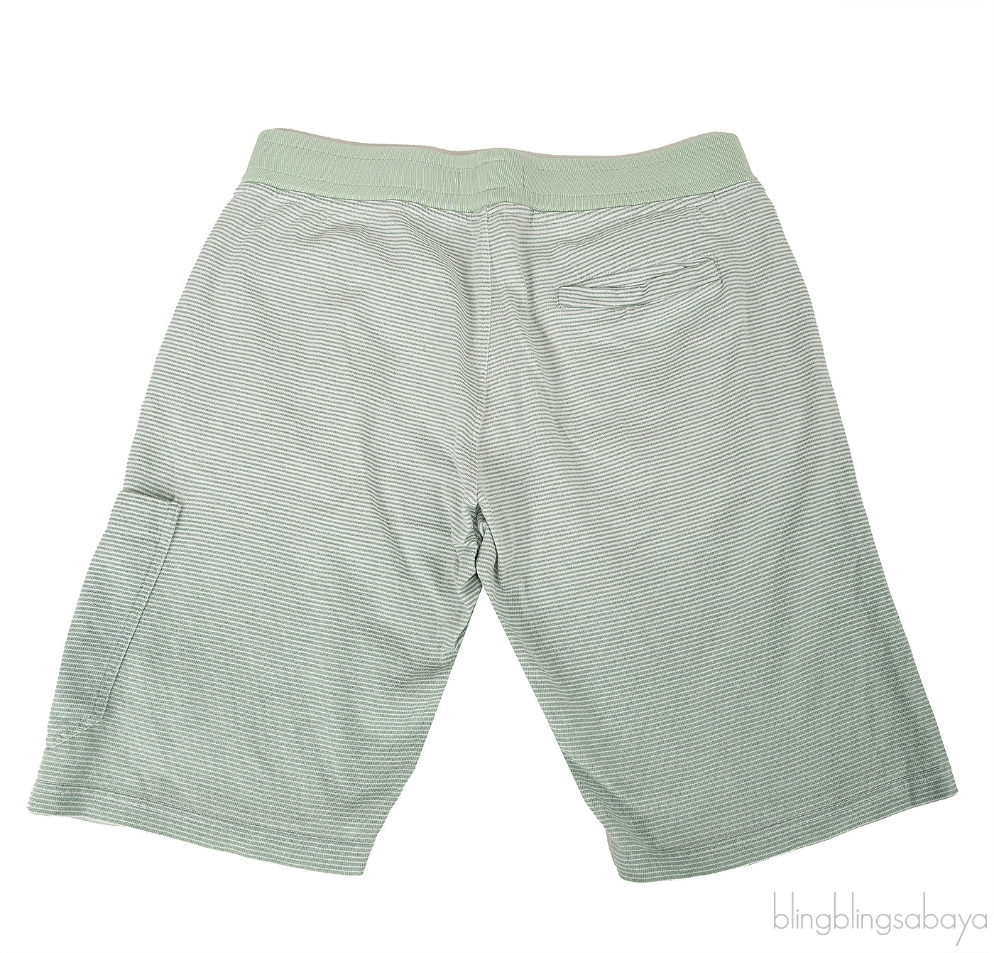 Stone Island Junior Green Stripe Printed Kids Short 14