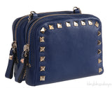 Valentino Garavani Blue Micro Rockstud Shoulder Bag
