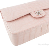 Light Pink Jumbo Crocodile Bag