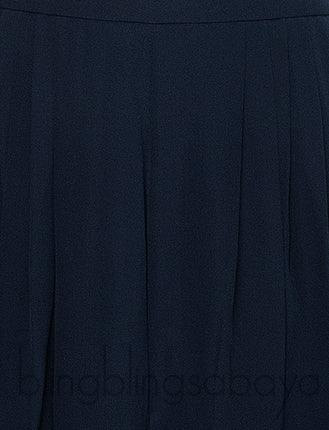 Pleated Asymmetric Trouser
