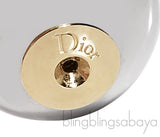 Mise en Dior Silver Gold Tribal Earrings