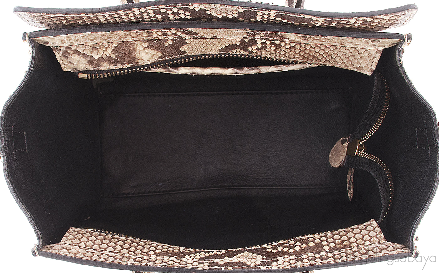 Natural Python Nano Luggage