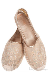 Lace Rhinestone Embellished Espadrille