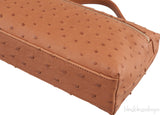 L19 Brown Ostrich Pouch