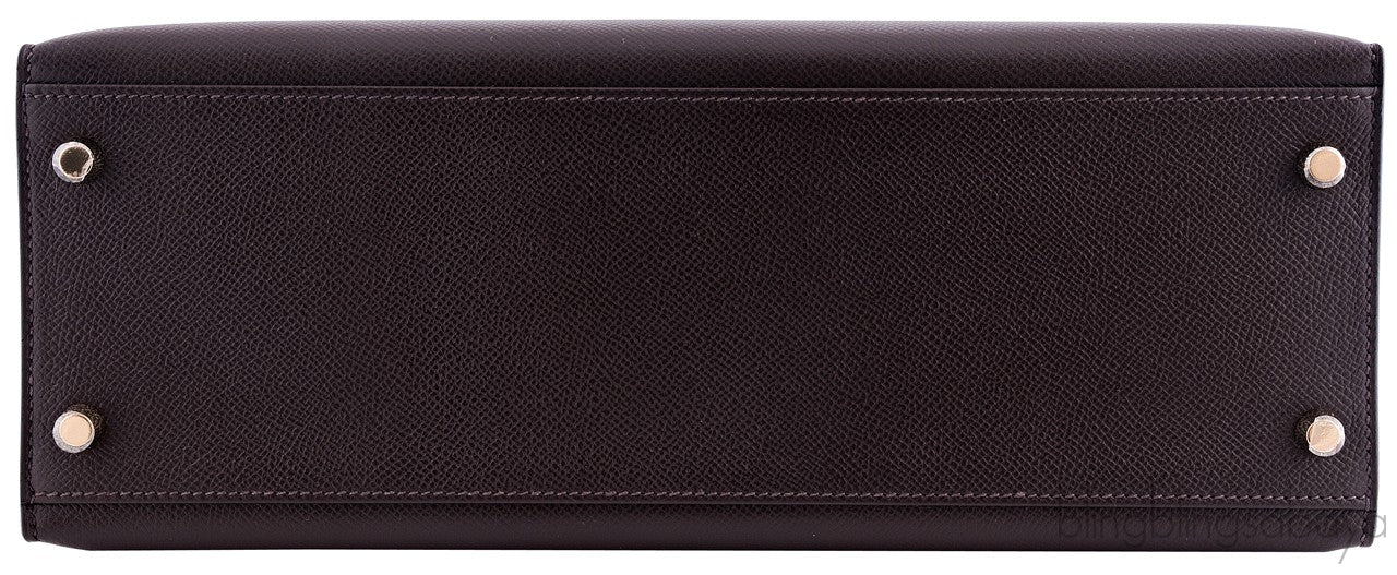 Kelly 32 Choco Sellier Epsom