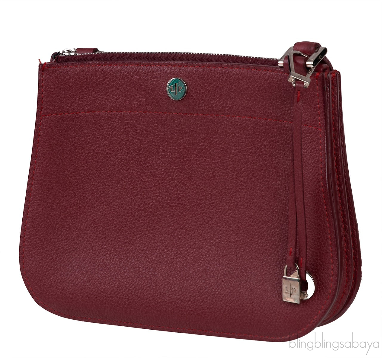 Burgundy Odessa Crossbody Bag