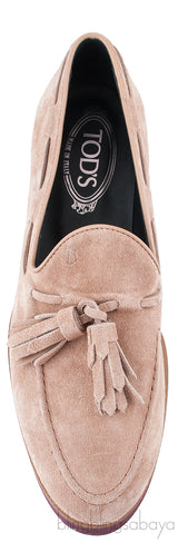 Brown Suede Tassel Loafer