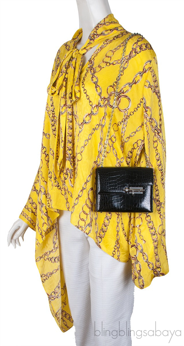 Verrou Chaine Mini Crocodile Bag