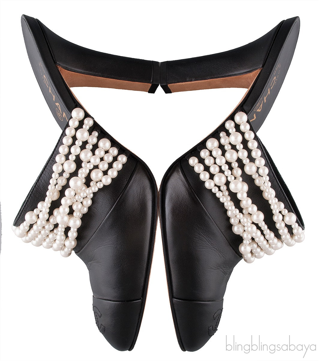Black Pearl Slide Mule