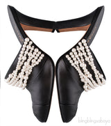 Black Pearl Slide Mule