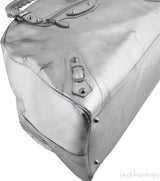 Silver Medium Bowling Bag