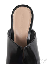 Bottega Veneta Leather Cha-Cha Heeled 100 Mules