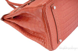 Birkin 35 Geranium Matte Crocodile