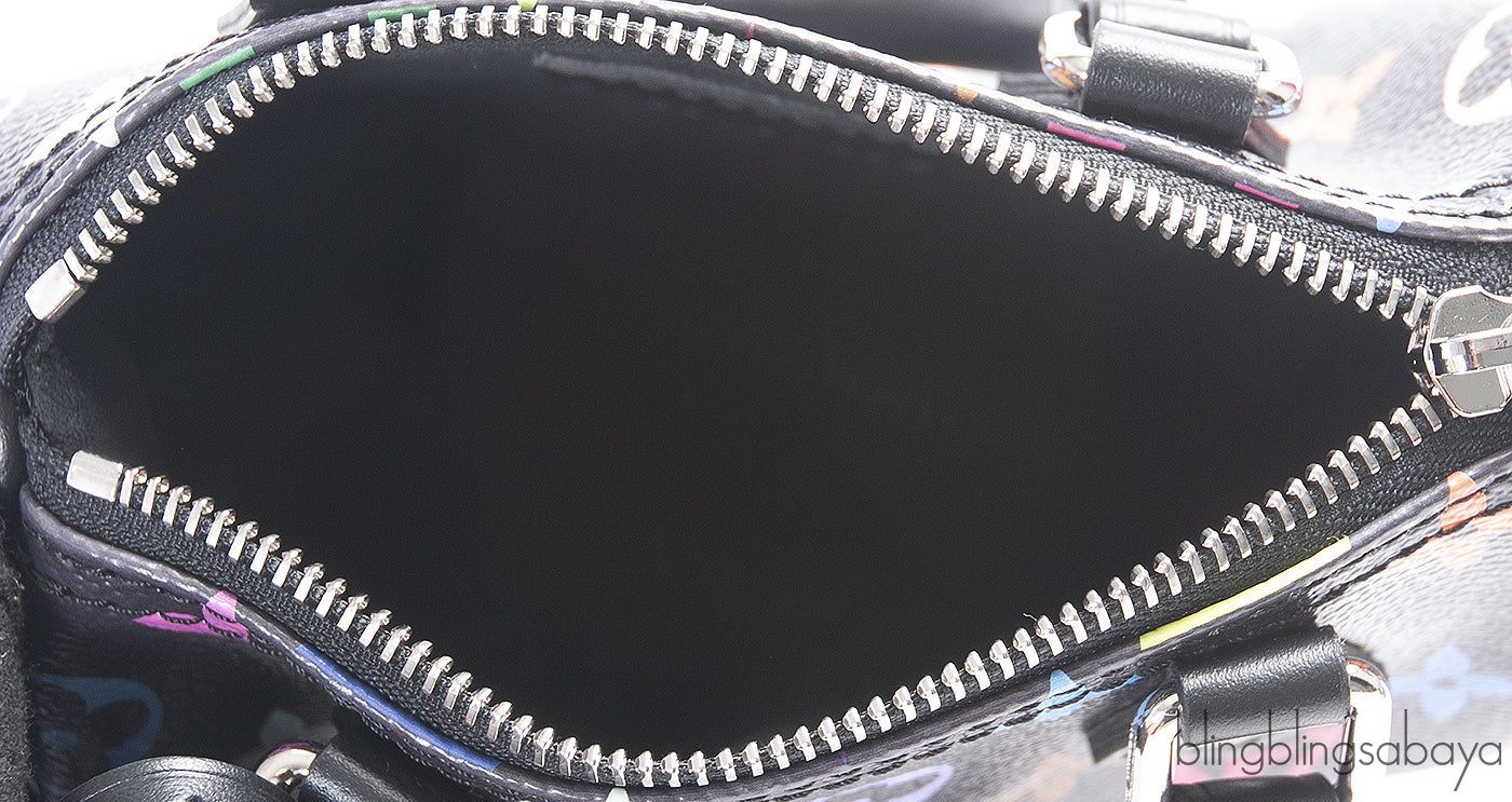 Louis Vuitton LV x TM Nano Monogram Speedy Black