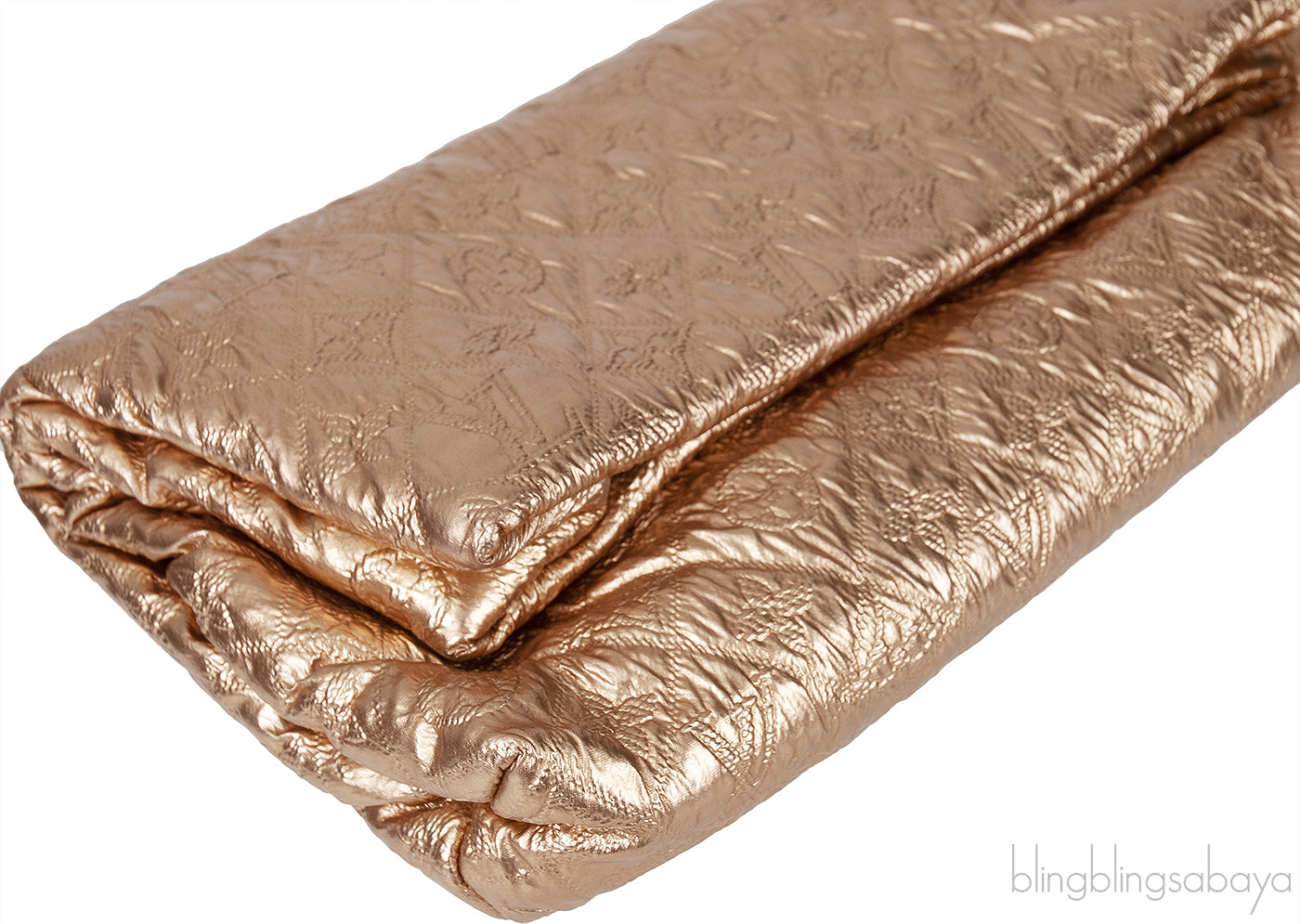 Monogram Lame Limelight Clutch