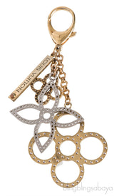 Monogram Bi-color Metal Charm