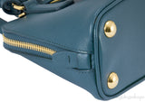 Green Mini Saffiano Leather Tote