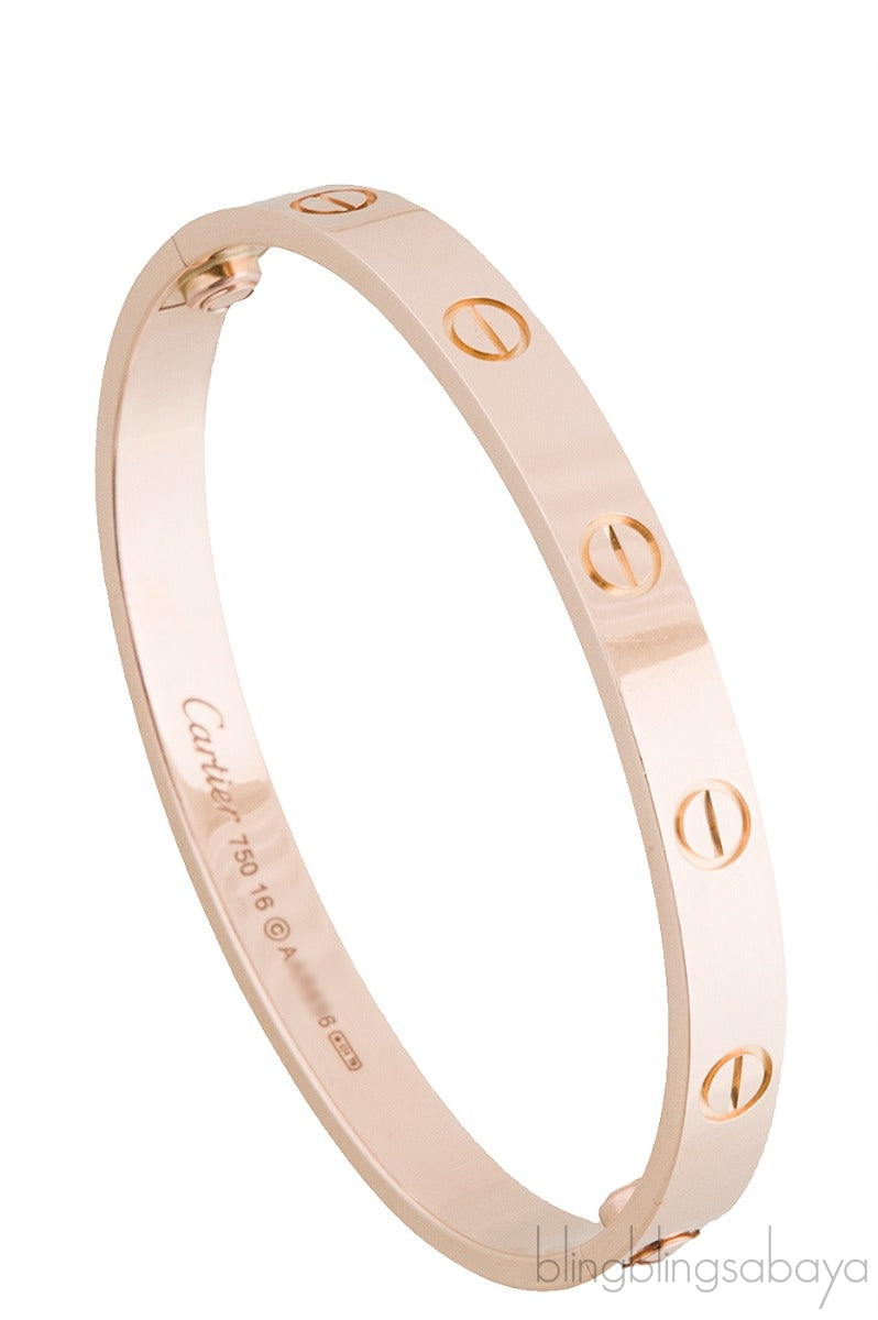 LOVE Rose Gold Bracelet