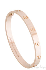 LOVE Rose Gold Bracelet