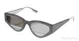 CatStyleDior 1S Grey Crystal Sunglasses