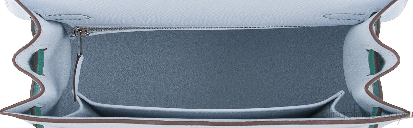 Kelly 25 Tri-color Epsom Sellier