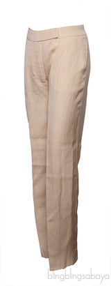 Beige Viscose Trouser