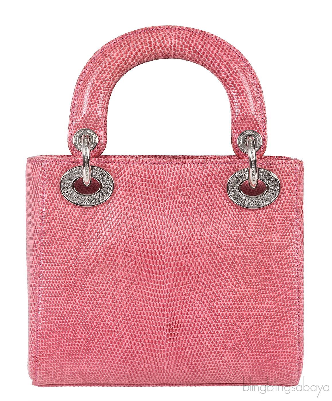 Pink Mini Lizard Lady Dior Shoulder bag