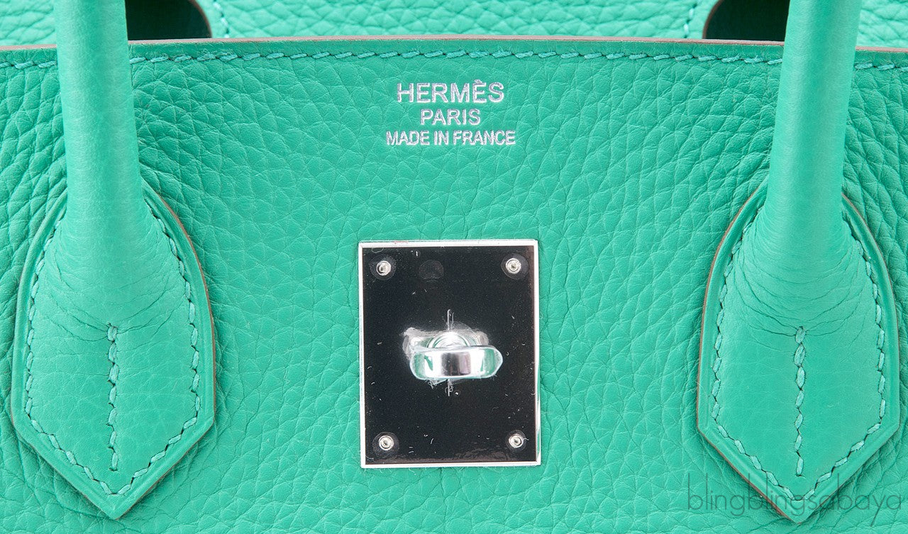 Birkin 35 Menthe Green Clem