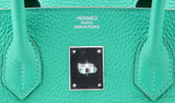 Birkin 35 Menthe Green Clem