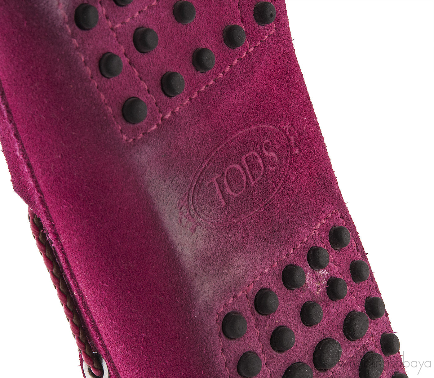 Fuchsia Pink Suede Loafer