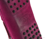Fuchsia Pink Suede Loafer